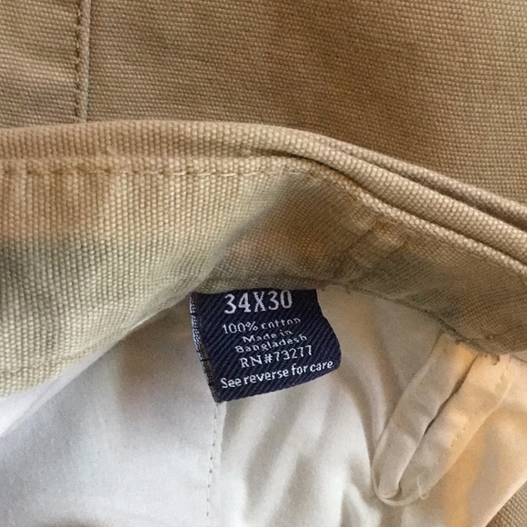 *SALE* Croft & Barrow men’s khaki cargo pant 34x30 - Picture 6 of 9